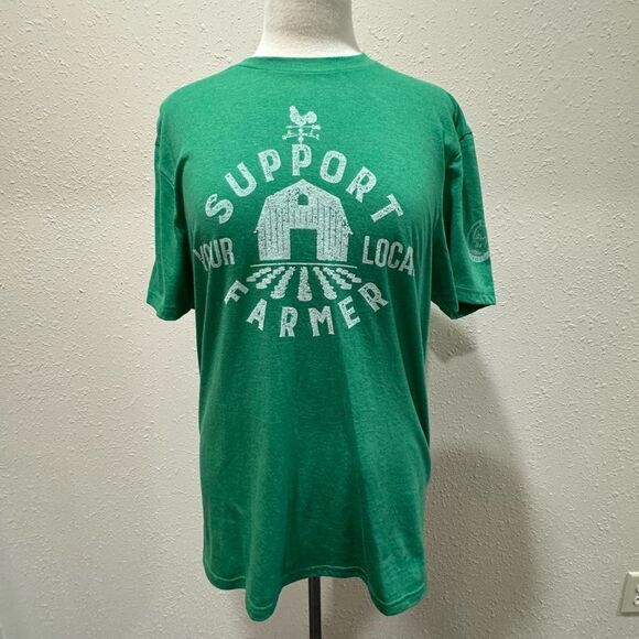 Support Your Local Farmer Graphic Tee - Picture 1 of 5